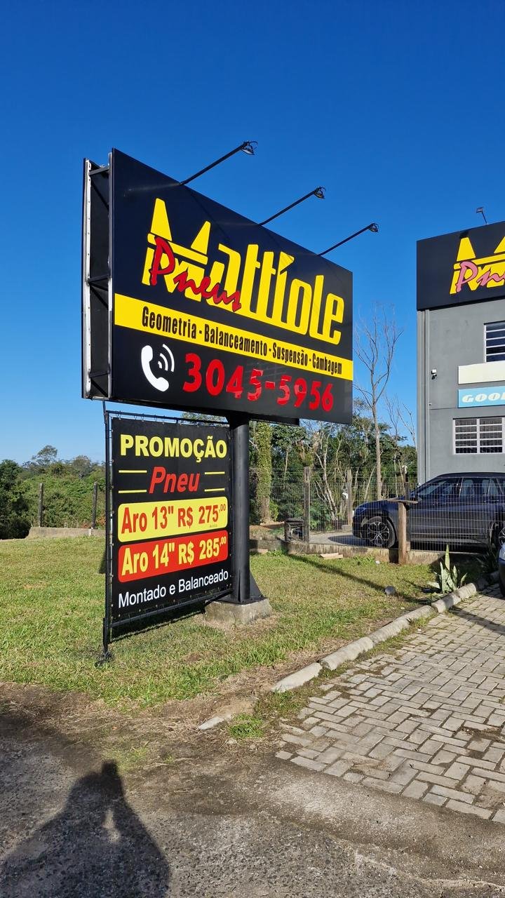 Placa comercial personalizada