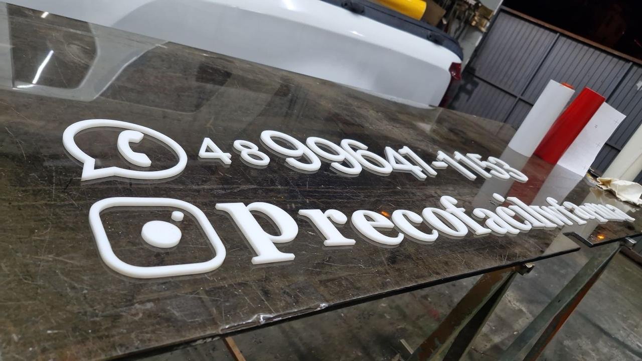 Letras caixa personalizadas